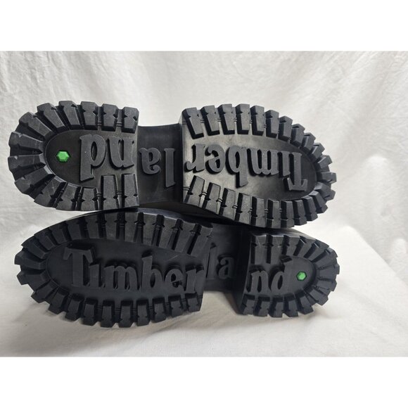 Timberland Sky White Leather Lace Up Chunky Platform Combat Boot Women’s Size 9 - Picture 9 of 13